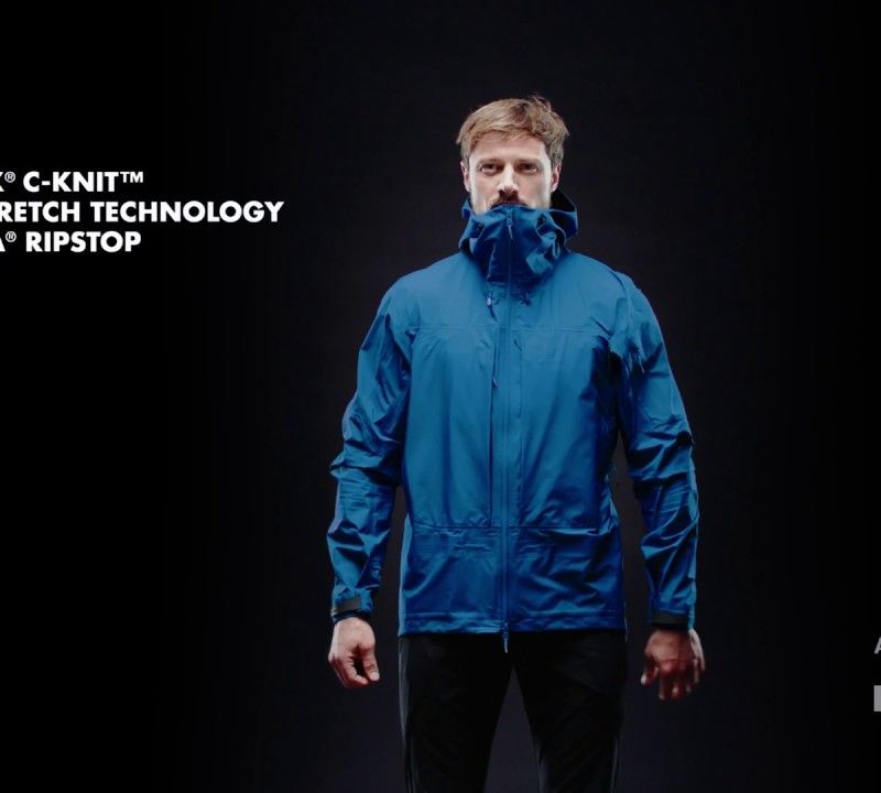 Jachetă de ploaie pentru bărbați BLACKYAK Brangus negru 181006200 4