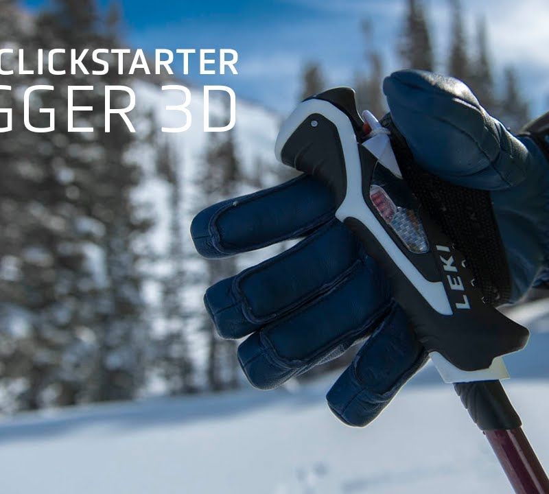 LEKI Carbon 12 3D bețe de schi negru/gri 7