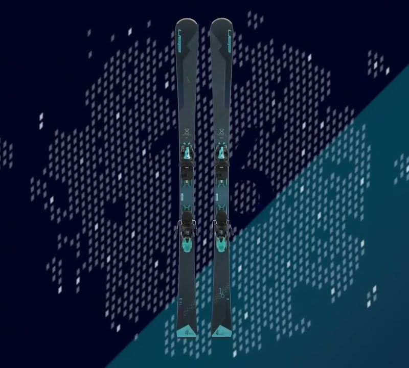 Schi alpin pentru femei Elan Insomnia 12 C PS + ELW 9 albastru ACEHPV21 15