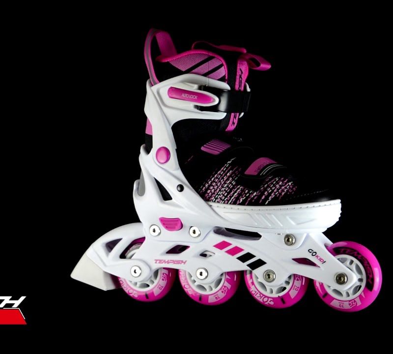 Patine cu rotile pentru copii Tempish Gokid roz 100000004099 10