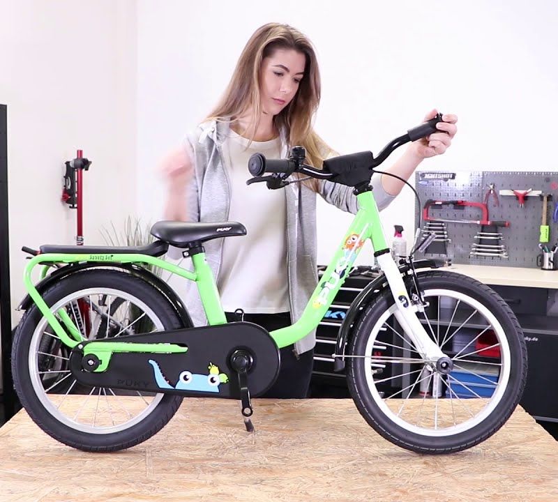 Bicicleta pentru copii PUKY Steel 16 kiwi/alb 3