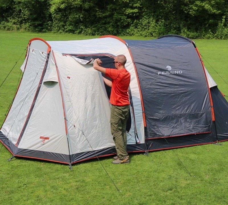 Cort de camping pentru 5-persoane Ferrino  Chanty 5 Deluxe alb 92162CWW 4