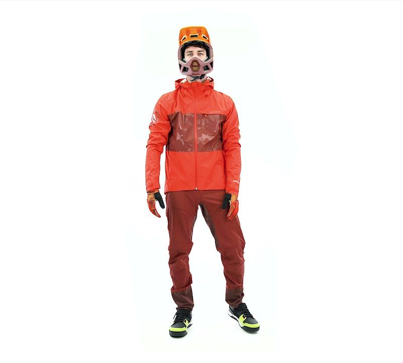 Geacă de ciclism pentru bărbați Endura Singletrack II Waterproof orange harvest 13