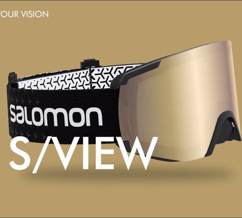 Ochelari de schi Salomon S/View, negru, L41153100 7