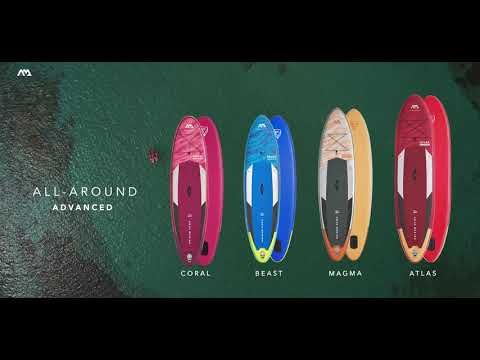 Placă SUP Aqua Marina Magma - Advanced All-Around iSUP, 3.4m/15cm, cu vâslă și lesă de siguranță portocalie BT-21MAP 12