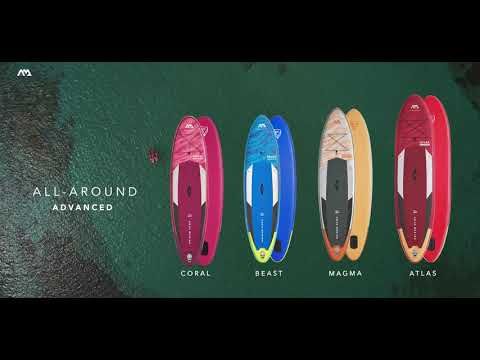 Placă SUP Aqua Marina Atlas - Advanced All-Around iSUP, 3.66m/15cm, roșie BT-21ATP 10