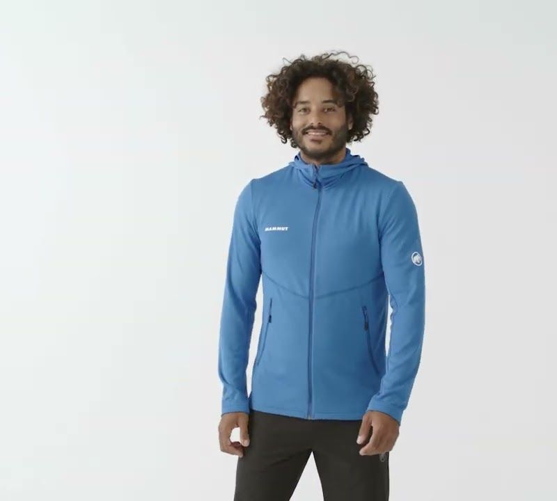 Mammut Aconcagua Light ML pentru bărbați Mammut Aconcagua Light ML Hanorac de trekking cu glugă negru 11
