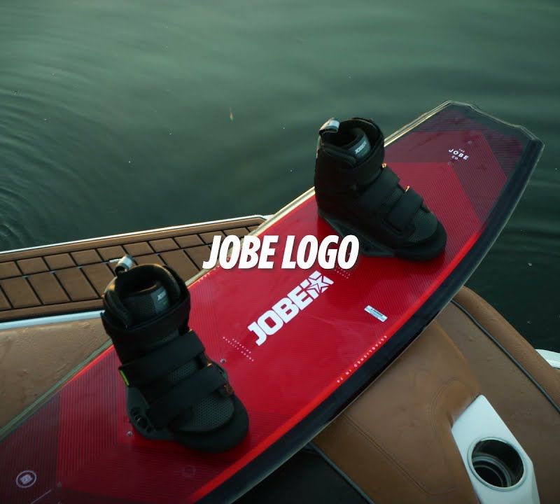JOBE Wakeboard Logo Wakeboard 138 și set de legături negru/roșu 278822008 8