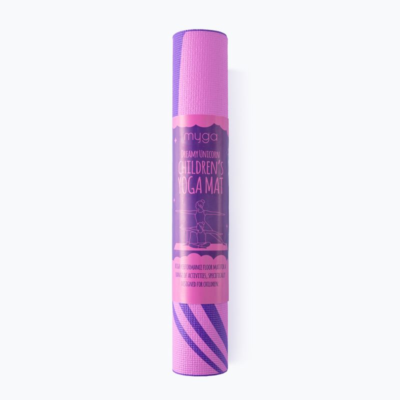 Covoraș de yoga Myga Unicorn 3 mm purple 9