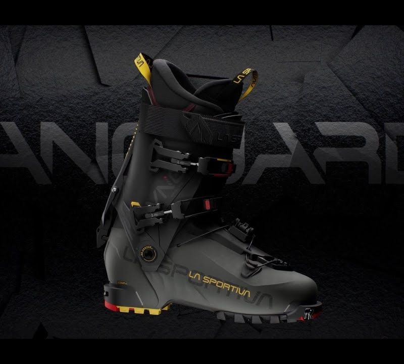 Bocanci bărbătești La Sportiva Vanguard de culoare gri-galbenă 89D900100 19