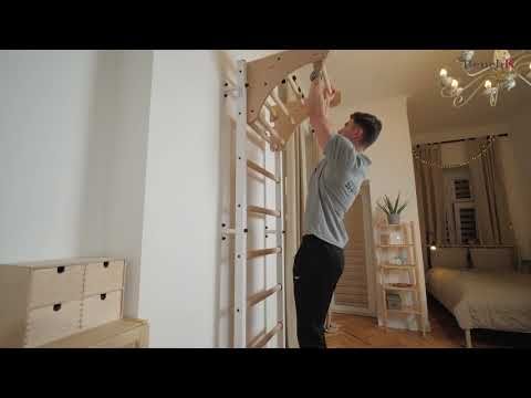 BenchK scara de gimnastică albă BK-211W+A204 15