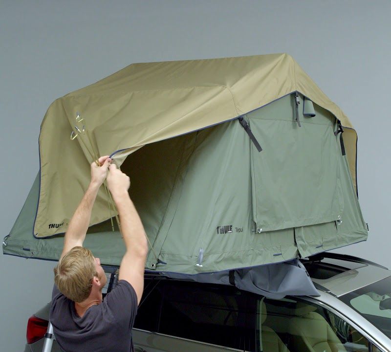 Cort de acoperiș pentru 3 persoane Thule Tepui Kukenam 3 grey 901300 10