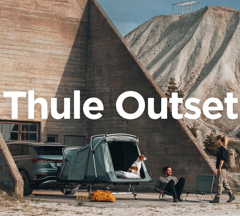 Cort pe cârlig 3-persoane Thule Outset Towbar dark slate 13