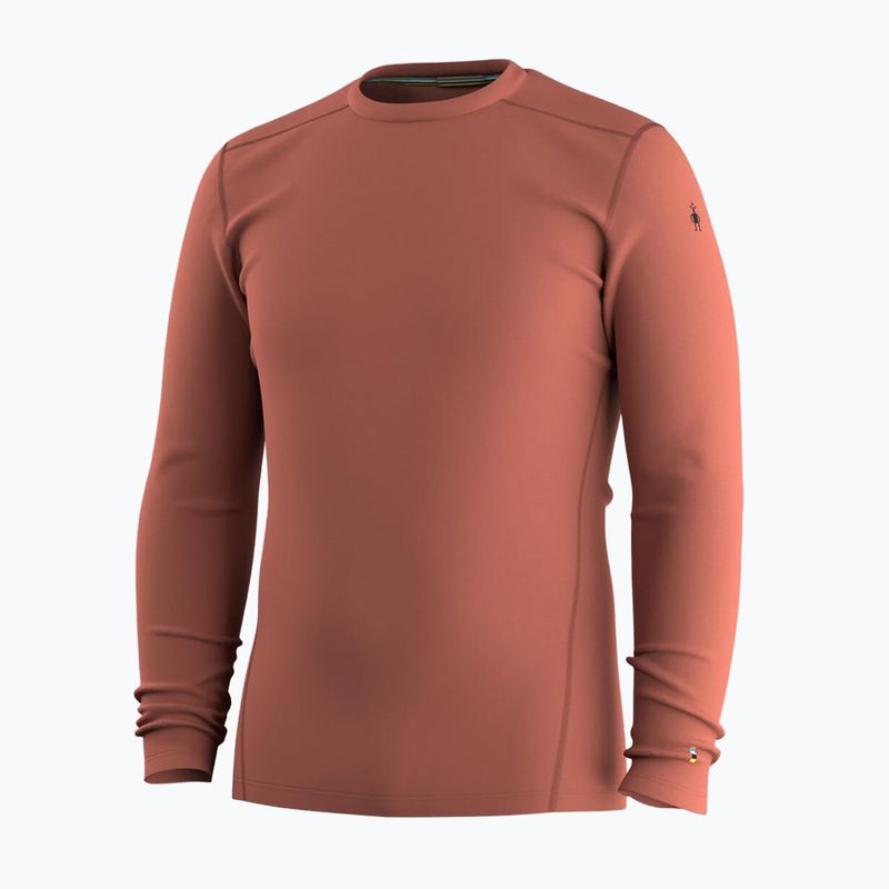 Bluză termoactivă pentru bărbați Smartwool Merino 250 Baselayer Crew Boxed burnt sienna 3