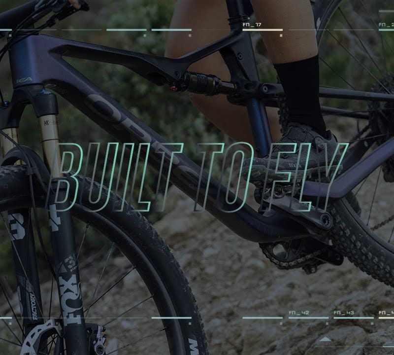Bicicletă de munte Orbea Oiz M-Pro 2024 wine red carbon view/titan 2