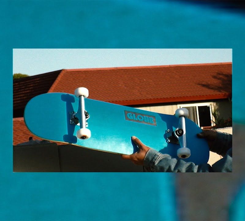 Globe Goodstock skateboard clasic albastru marin 10525351 9