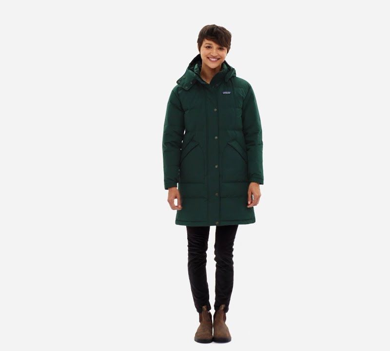 Palton cu puf pentru femei Patagonia Downdrift Parka nouveau green 11