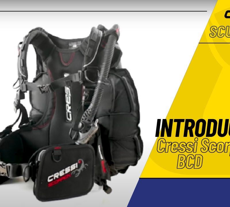 Cressi Scorpion vestă de scufundări negru IC770001 11