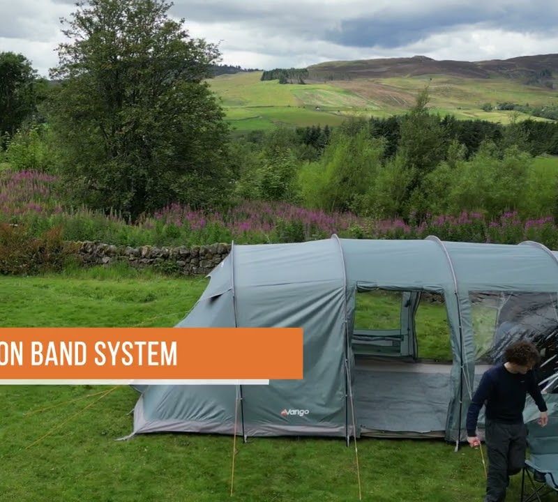 Vango Castlewood 400 pachet verde mineral verde cort de camping pentru 4 persoane 9