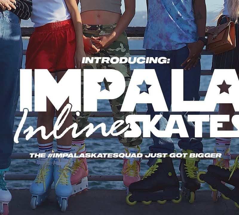 IMPALA Lightspeed Inline Skate pentru femei, patine cu role monocrome de marmură 14