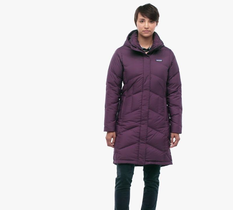 Palton cu puf pentru femei Patagonia Down With It Parka lagom blue 6