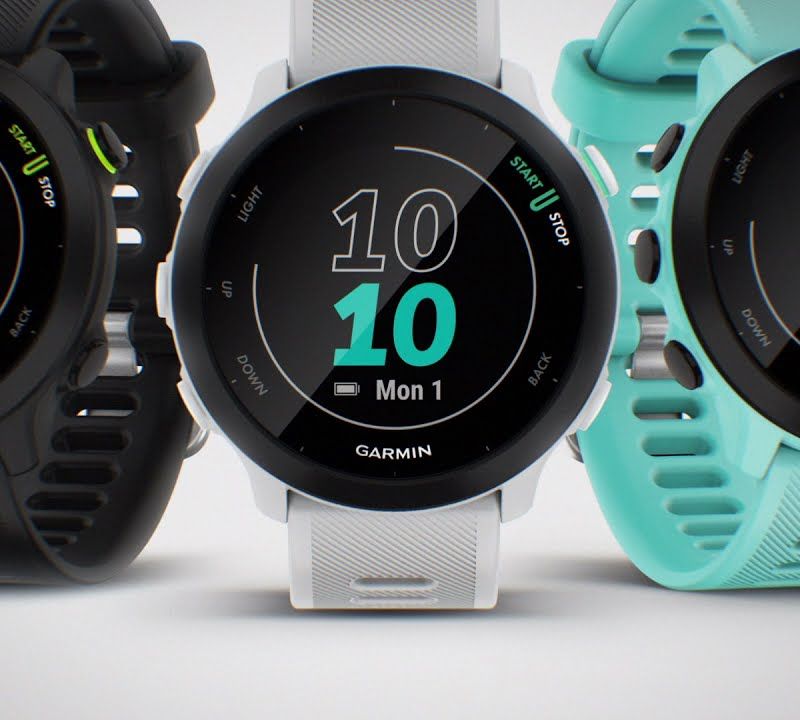 Ceas sport Garmin Forerunner 55, gri, 010-02562-13 7