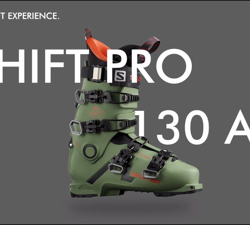 Bocanci de schi pentru bărbați Salomon Shift Pro 100 AT verde L47000800 12
