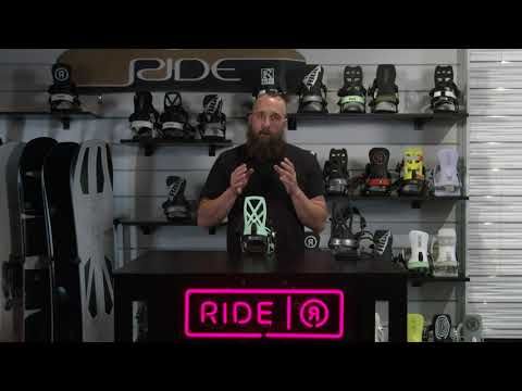 Fixare pentru snowboard RIDE A-4 verde 12E1006.1.3 5