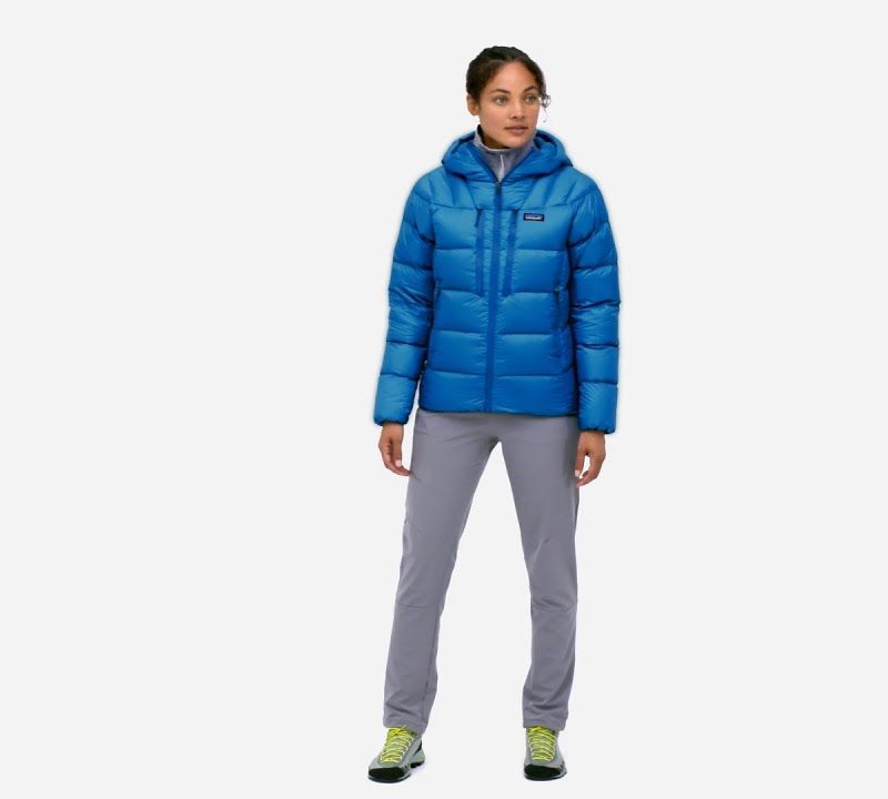 Geacă de iarnă pentru femei Patagonia Fitz Roy Down Hoody lagom blue 8