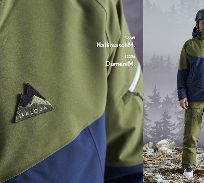 Jachetă de schi pentru bărbați Maloja M’S HallimaschM, verde, 32205-1-0560 6