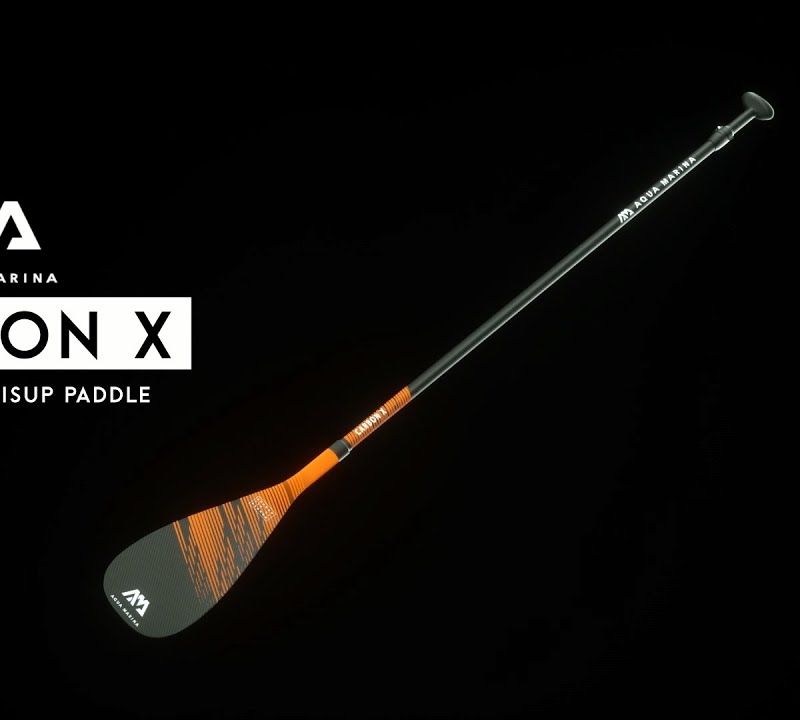 Vâsle SUP Aqua Marina CARBON X negre-portocalii B0303016 8