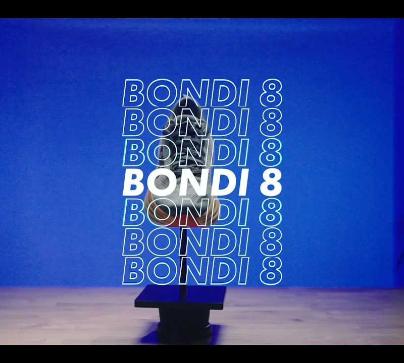 HOKA Bondi 8 bărbați pantofi de alergare roșu 1123202-RAFL 12