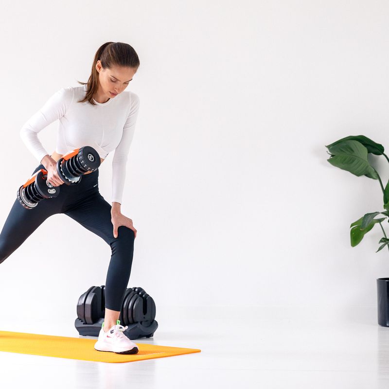 Halteră ajustabilă XTREXO 24 kg neagră ADT-24 18