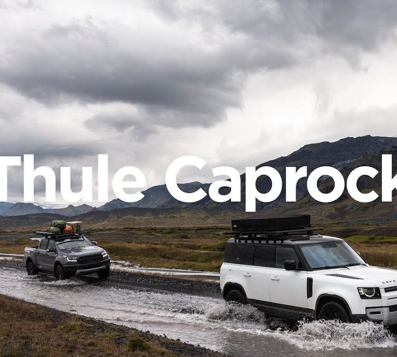 Thule Caprock platformă pentru biciclete pe acoperiș negru 611002 3