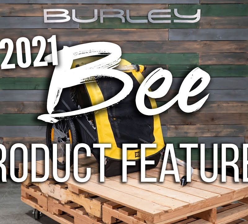 Cărucior de bicicletă pentru copii Burley Bee Single, negru, BU-946206 18