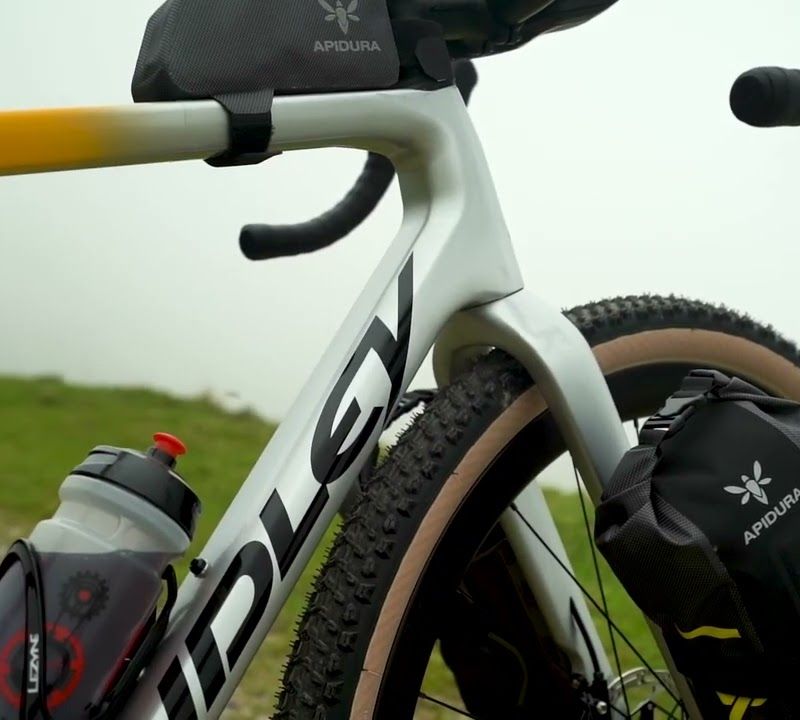 Bicicletă gravel Ridley Kanzo C ADV GRX800 bleumarin-galbenă ECB21002121 3