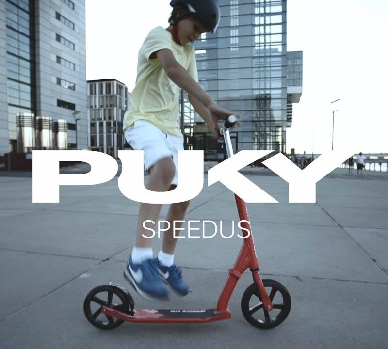 PUKY SpeedUs ONE scuter pentru copii roșu 5000 15