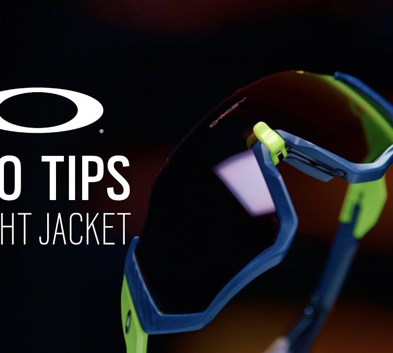 Oakley Flight Jacket ochelari de ciclism negru-violet 0OO9401 8