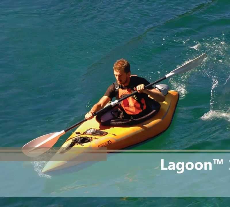 Elemente avansate Lagoon 1 TM portocaliu AE1031-O caiac gonflabil de 1 persoană 9