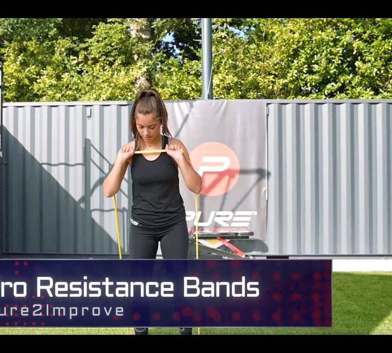 Pure2Improve Pro Medium exercițiu de cauciuc roșu 2152 4