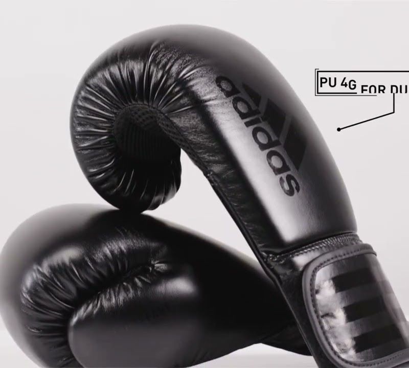 Mănuși de box adidas Hybrid 80, negru, ADIH80 8