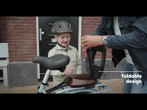 Scaun spate pentru bicicletă pentru suport bobike Junior One negru/gri 8010600002 10
