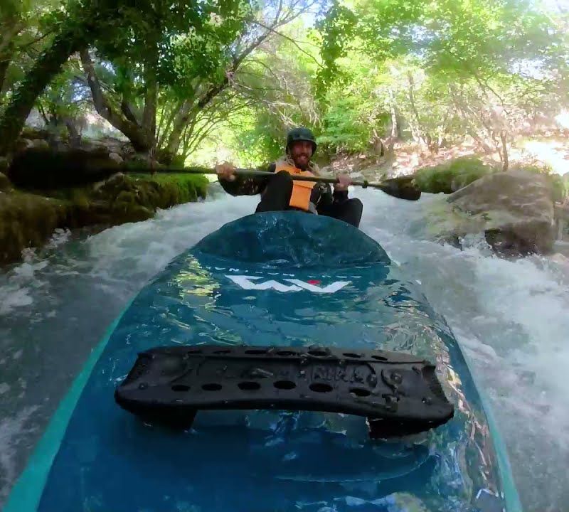 Caiac gonflabil 1 persoană 10'3″ AquaMarina Versatile/Whitewater Kayak albastru Steam-312 24
