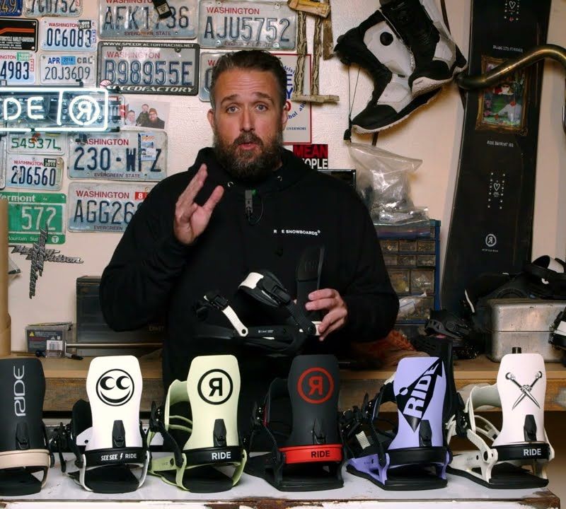 Atașamente de snowboard pentru bărbați RIDE C-6 negru 12G1005 11