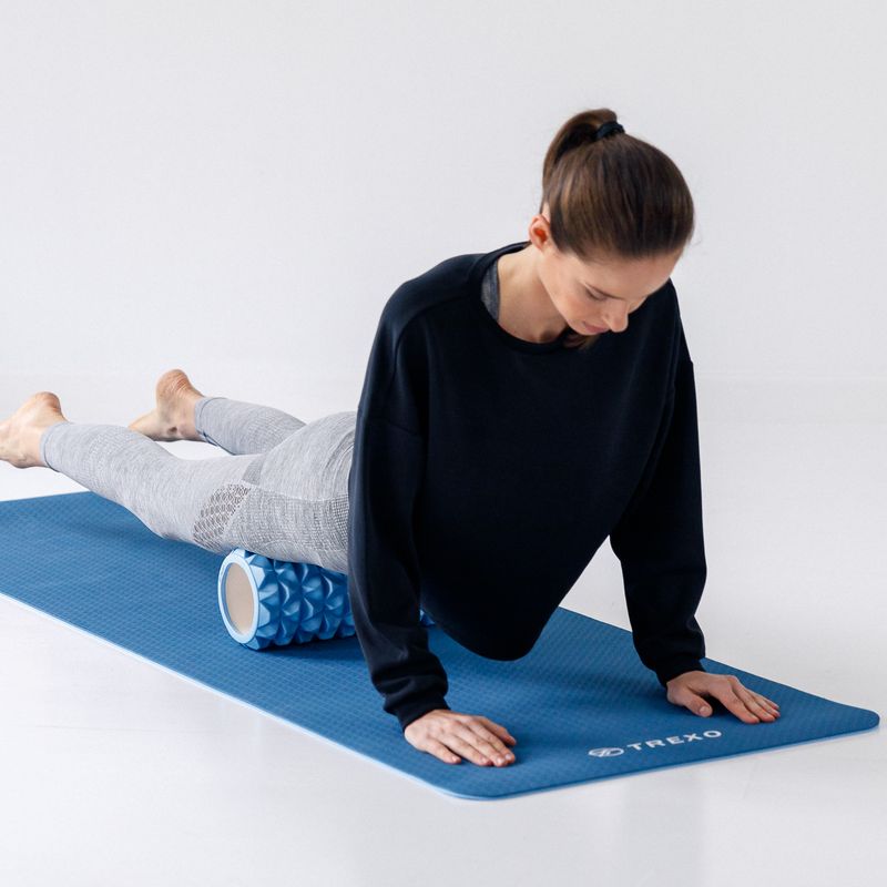 Cilindru de masaj XTREXO EVA PVC albastru MR-EV01N 6