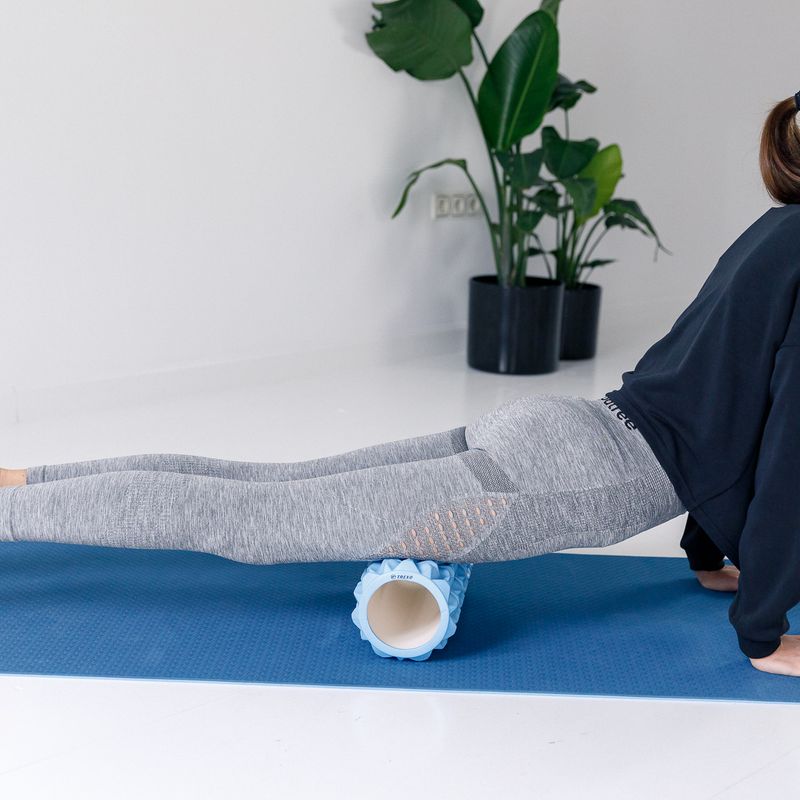 Cilindru de masaj XTREXO EVA PVC albastru MR-EV01N 8