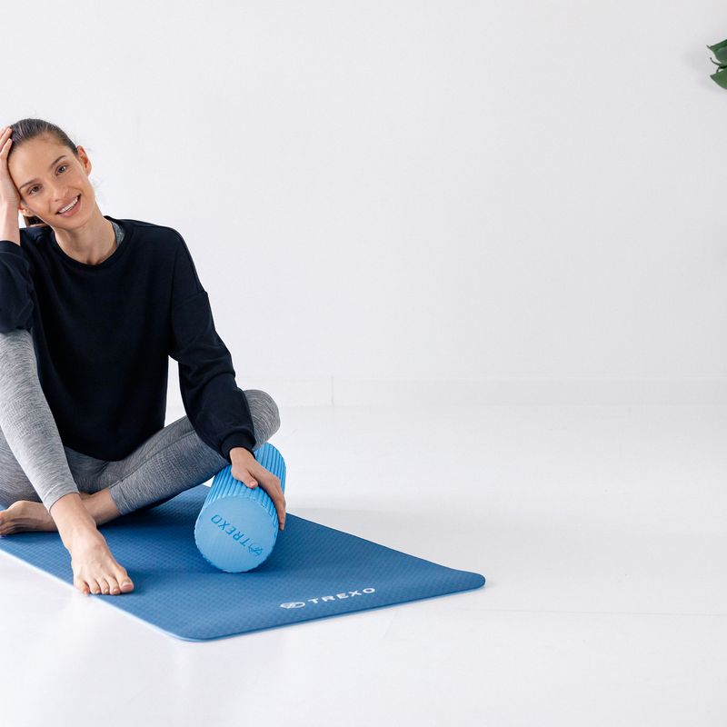 Cilindru de masaj XTREXO EVA albastru MR-EV03N 11