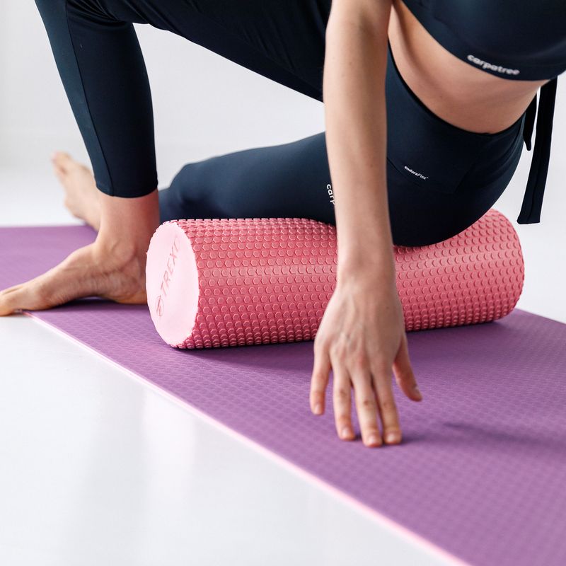 Rolă pentru masaj XTREXO EVA roz MR-EV03C 8