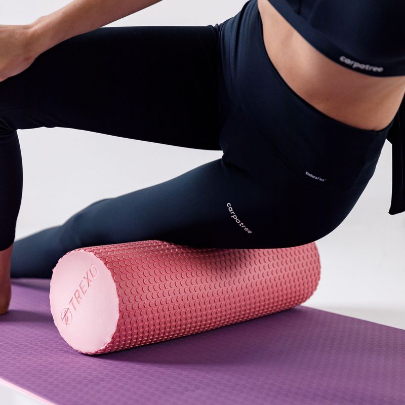 Rolă pentru masaj XTREXO EVA roz MR-EV02C 9