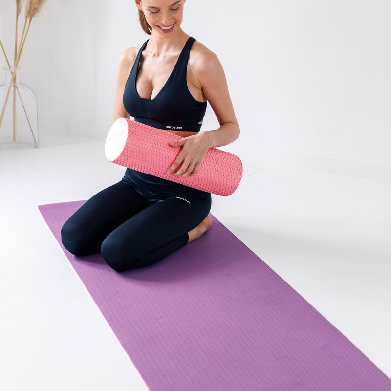 Rolă pentru masaj XTREXO EVA roz MR-EV02C 13